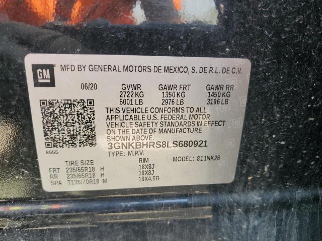 2020 CHEVROLET BLAZER 2LT - 3GNKBHRS8LS680921