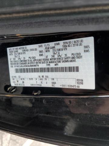 2016 FORD ESCAPE TIT 1FMCU0JX9GUB69879
