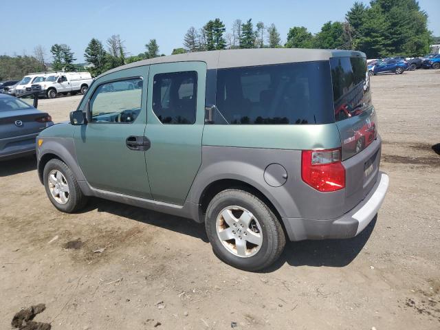 HONDA ELEMENT EX 2004 green  gas 5J6YH28504L030847 photo #3