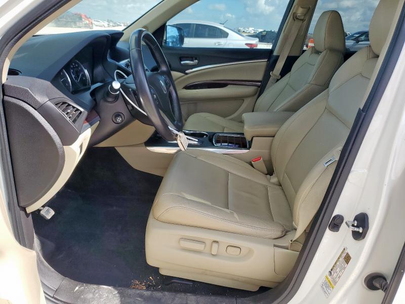 2016 ACURA MDX TECHNO 5FRYD3H40GB006567