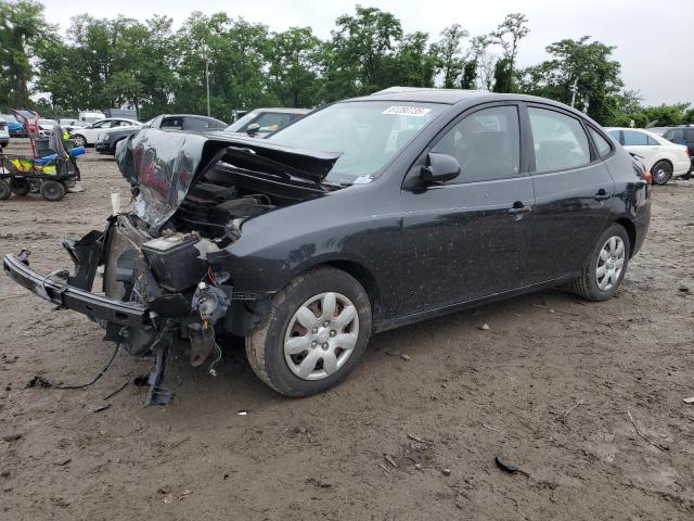 HYUNDAI ELANTRA GL 2009 black  gas KMHDU46D09U641531 photo #1