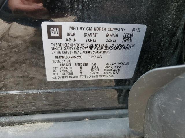 2022 BUICK ENCORE GX KL4MMESL4NB142190