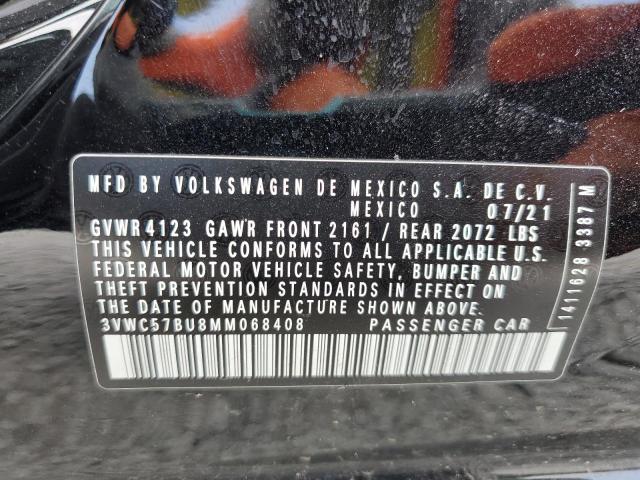2021 VOLKSWAGEN JETTA S 3VWC57BU8MM068408