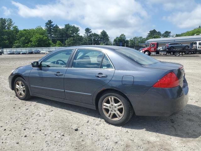 HONDA ACCORD EX 2007 gray sedan 4d gas 1HGCM56797A133395 photo #3