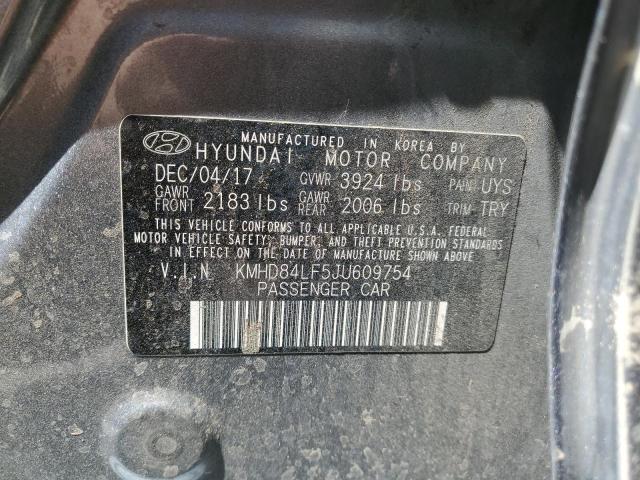 2018 HYUNDAI ELANTRA SE - KMHD84LF5JU609754
