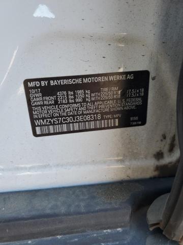 2018 MINI COOPER COU WMZYS7C30J3E08318