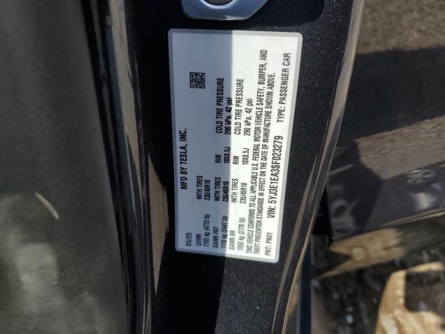 2025 TESLA MODEL 3 5YJ3E1EA3SF023279