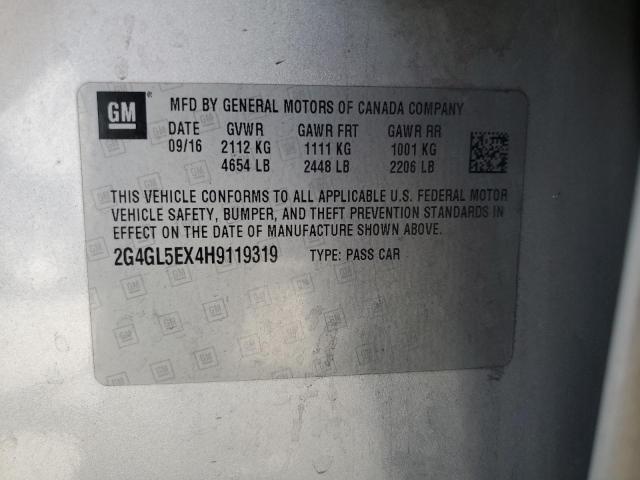 2017 BUICK REGAL SPOR 2G4GL5EX4H9119319