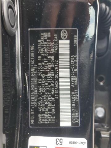 2025 TOYOTA CAMRY XSE - 4T1DAACK1SU026132