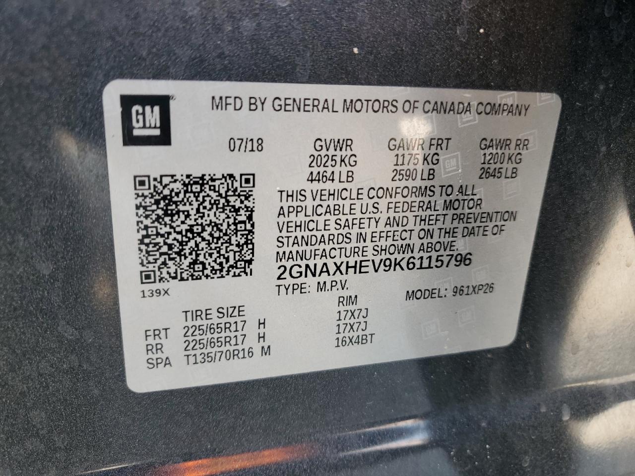 CHEVROLET EQUINOX LS