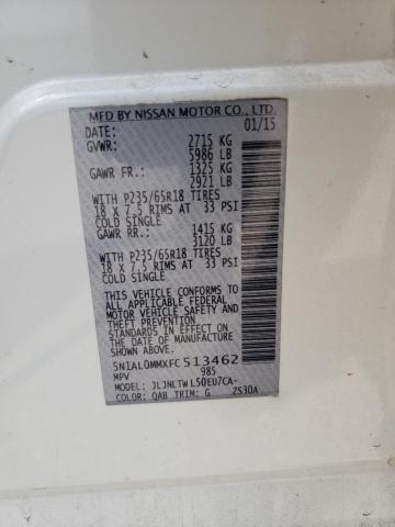 2015 INFINITI QX60 - 5N1AL0MMXFC513462