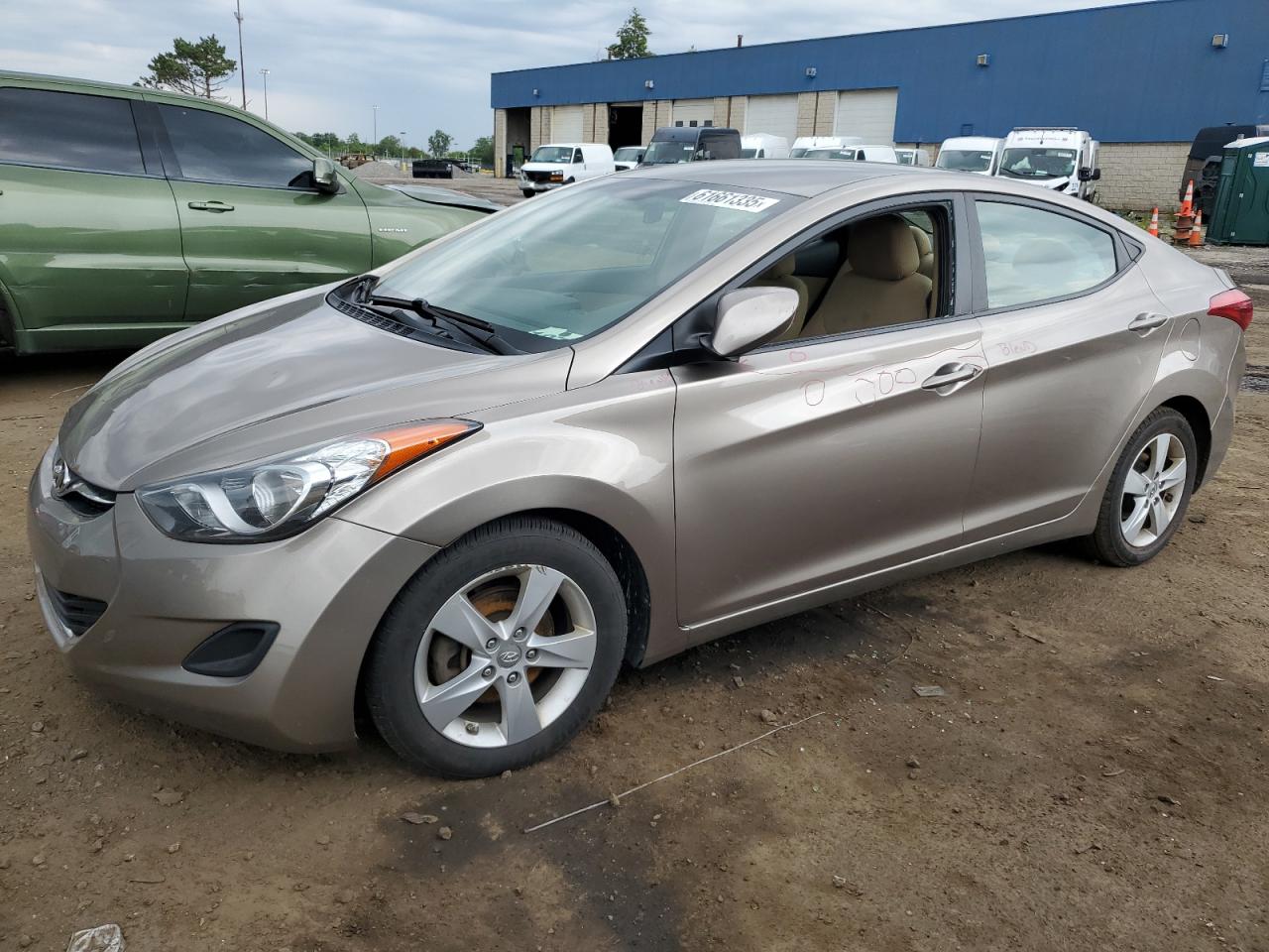Lot #3183616479 2013 HYUNDAI ELANTRA GL