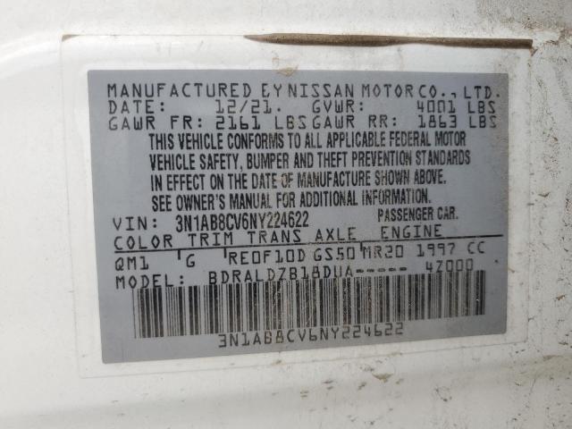 2022 NISSAN SENTRA SV - 3N1AB8CV6NY224622