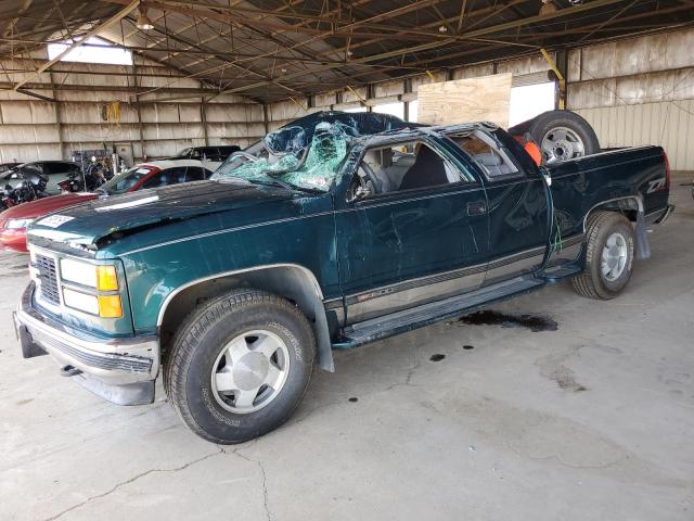 GMC SIERRA K15 1997 green  gas 2GTEK19RXV1501674 photo #1