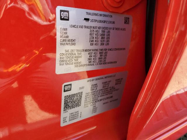 2023 GMC SIERRA K15 1GTPUJEK8PZ139186