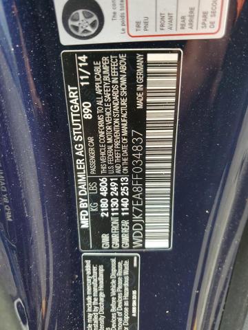 2015 MERCEDES-BENZ SL 63 AMG WDDJK7EA8FF034837