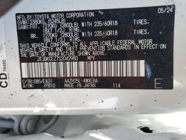 2025 LEXUS NX 350H BA JTJGKCEZ7S2042980