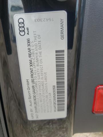2021 AUDI RS7 WUAPCBF29MN909358