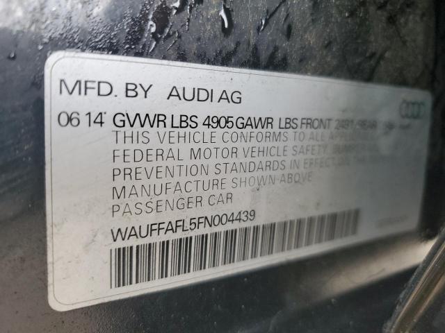 2015 AUDI A4 PREMIUM - WAUFFAFL5FN004439