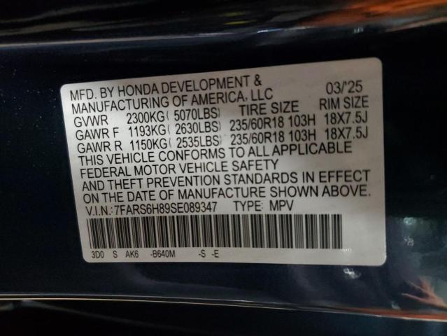 2025 HONDA CR-V SPORT 7FARS6H89SE089347