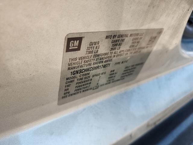 2017 CHEVROLET SUBURBAN C 1GNSCHKC6HR174871
