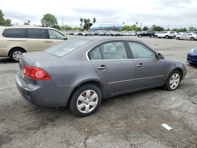 KIA OPTIMA LX 2008 gray  gas KNAGE123585174364 photo #4