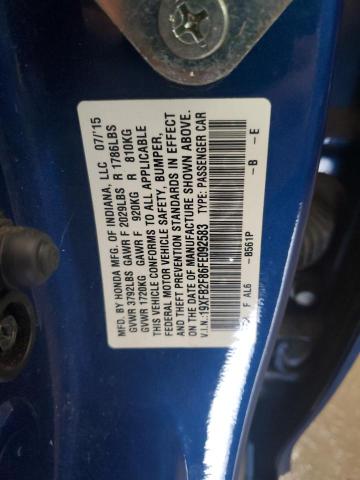 2015 HONDA CIVIC EX - 19XFB2F86FE092583