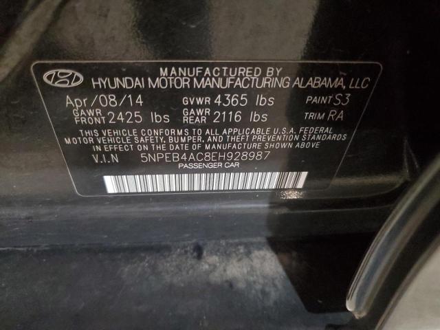 2014 HYUNDAI SONATA GLS - 5NPEB4AC8EH928987
