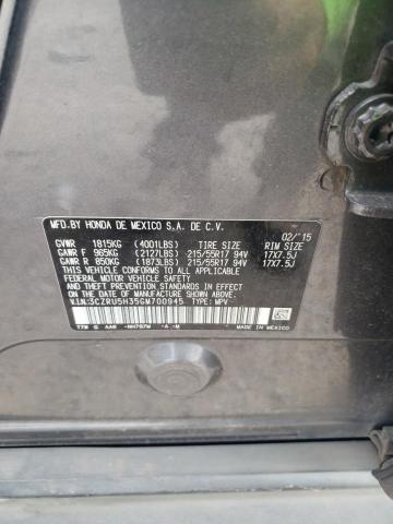 2016 HONDA HR-V LX - 3CZRU5H35GM700945