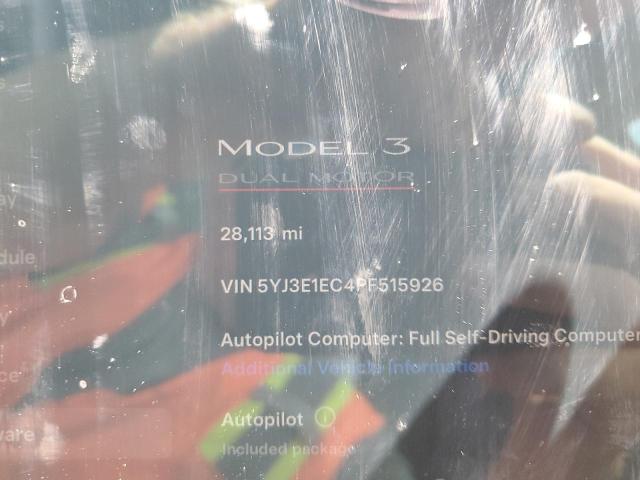2023 TESLA MODEL 3 - 5YJ3E1EC4PF515926