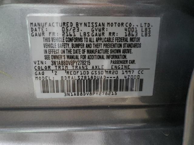 2023 NISSAN SENTRA SR 3N1AB8DV8PY278215