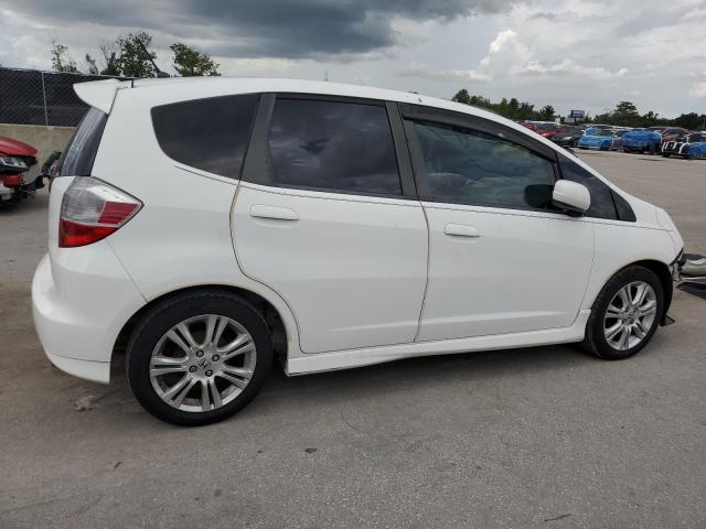 HONDA FIT SPORT 2009 white  gas JHMGE88499S045198 photo #4