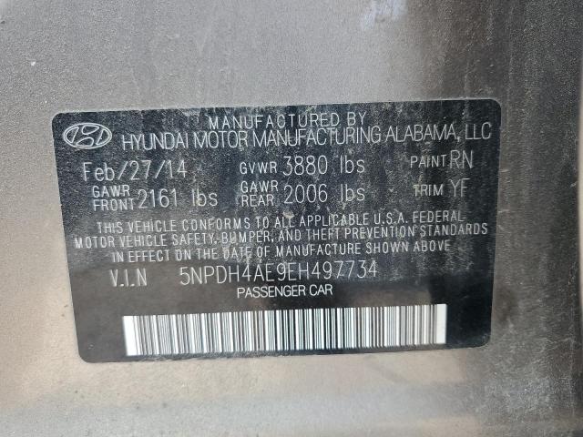 5npdh4ae9eh497734 - 2014 Hyundai elantra se - #60962445