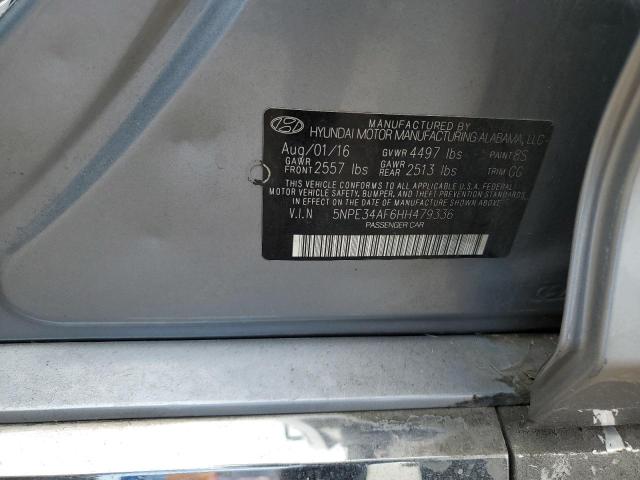 2017 HYUNDAI SONATA SPO - 5NPE34AF6HH479336