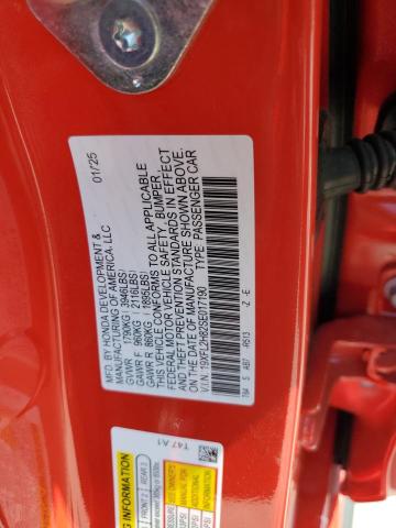 2025 HONDA CIVIC SPORT 19XFL2H82SE017190