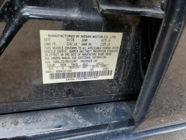 2008 NISSAN ALTIMA 2.5 #3259495099