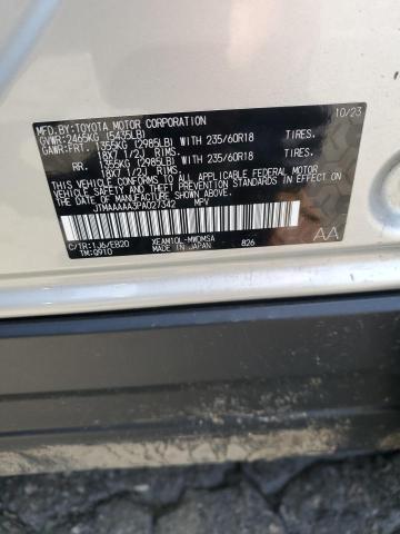 2023 TOYOTA BZ4X XLE JTMAAAAA3PA027342