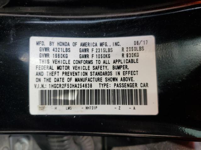 2017 HONDA ACCORD SPO - 1HGCR2F50HA254638