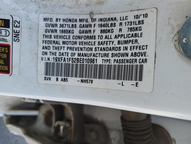 2011 HONDA CIVIC LX - 19XFA1F52BE010961