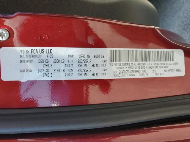 2019 DODGE GRAND CARA 2C4RDGEG4KR695862