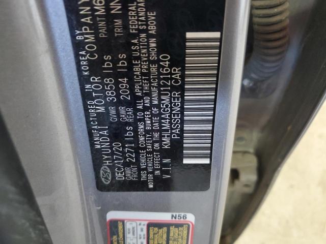 2021 HYUNDAI ELANTRA SE - KMHLM4AG5MU121640