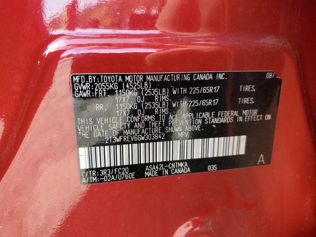 2016 TOYOTA RAV4 XLE - 2T3WFREV6GW303842