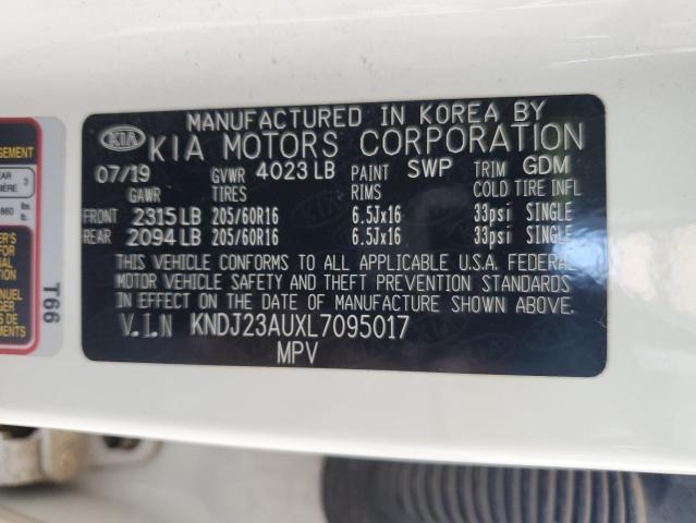 2020 KIA SOUL LX KNDJ23AUXL7095017