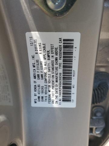 2016 HONDA ACCORD EXL 1HGCR2F89GA098348