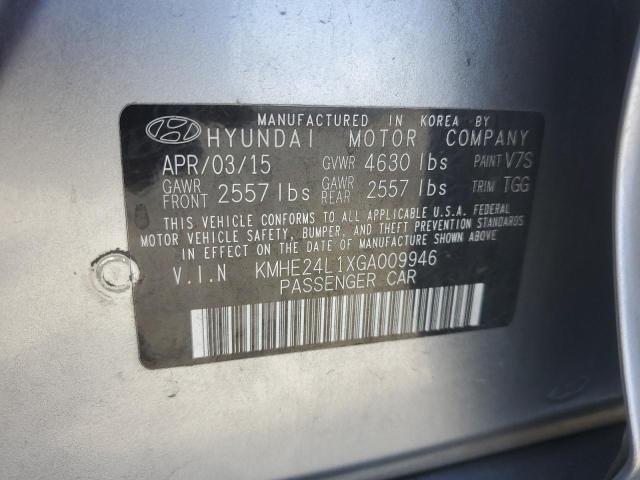 2016 HYUNDAI SONATA HYB - KMHE24L1XGA009946