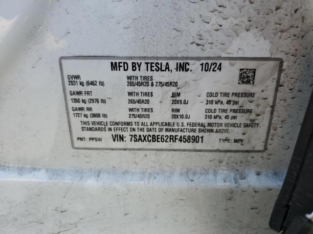 2024 TESLA MODEL X - 7SAXCBE62RF458901