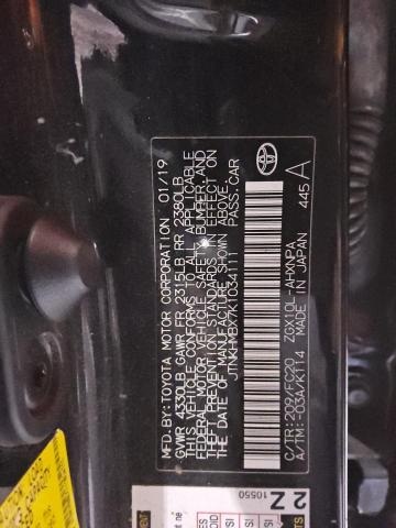 2019 TOYOTA C-HR XLE JTNKHMBX7K1034111