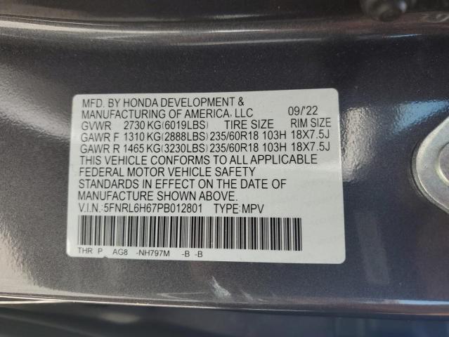 2023 HONDA ODYSSEY EX 5FNRL6H67PB012801