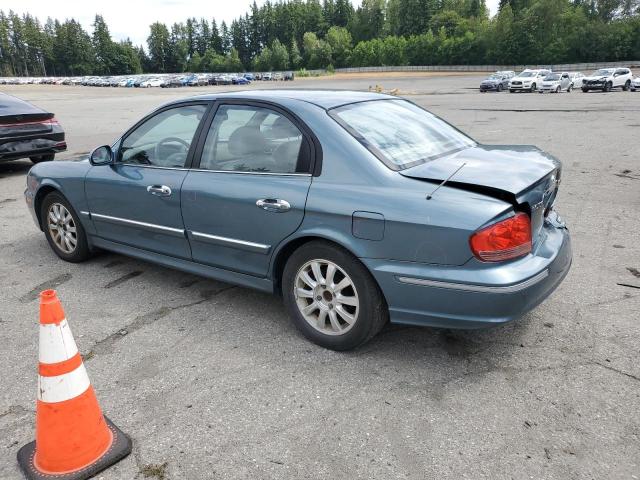 HYUNDAI SONATA GLS 2005 blue  gas KMHWF35H55A165158 photo #3