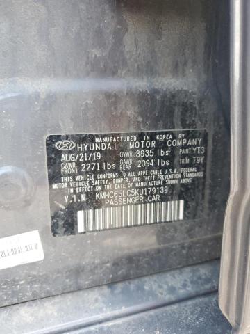 2019 HYUNDAI IONIQ BLUE KMHC65LC5KU179139
